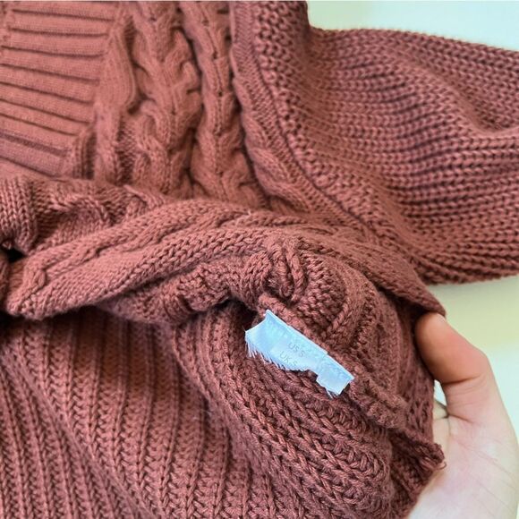 Free People Emilie Knit Cropped Top Small - Picture 6 of 8